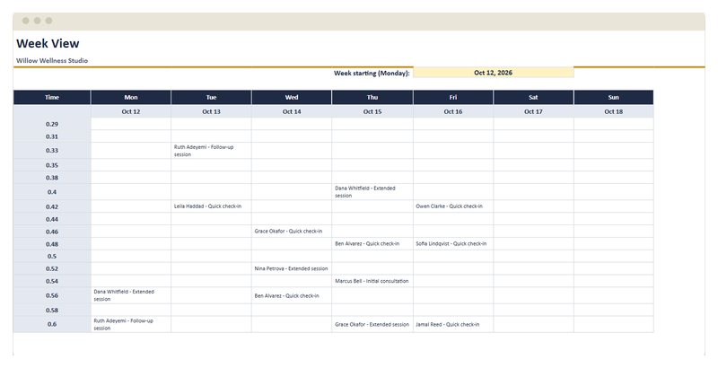 Appointment Scheduler preview